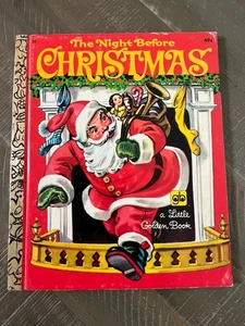 1974 Little Golden Book #20 The Night Before Christmas c1949 49c - Picture 1 of 10