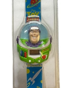 Vintage 1990’s Disney Toy Story Buzz Lightyear Digital Watch Factory Sealed - Picture 1 of 6