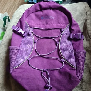 Mountain Warehouse Purple Backpack With Zip Fastening. *Read Description* - Picture 1 of 11