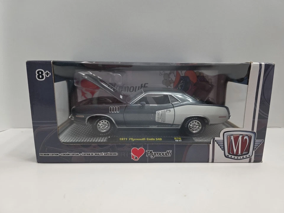 M2 Machines Volkswagen Beetle 1:24 Diecast Car - Blue (40300-78A)