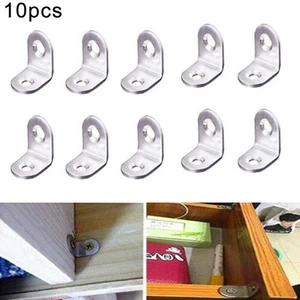 Corner Brackets Bracket 10pcs 90 Degree Brace Joint Repair Rust-resistant - Picture 1 of 12