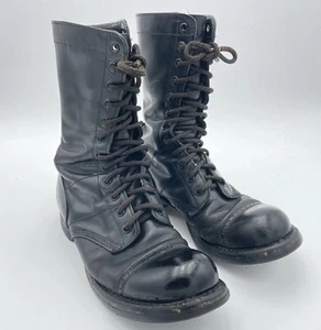 Corcoran Springerstiefel Herren 7,5 schwarz Leder Vietnam Militär Kampf 70er USA - Bild 1 von 15