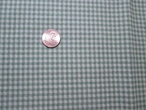 Moda Cotton Fabric by Robyn Pandolph - 1/2 yard - Green Check - Picture 1 of 3