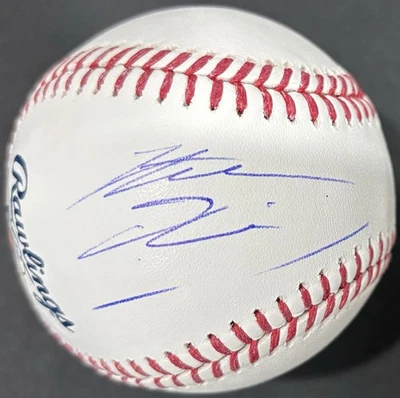 Nate Diaz Autographed/Signed Baseball ROMLB UFC PSA Fighter MMA RARE! - Image 1 of 4