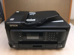Epson WorkForce WF-7710 All-in-One Inkjet Printer 19k Pgs C:0% M:90% Y:0% K: 10% - Picture 1 of 13