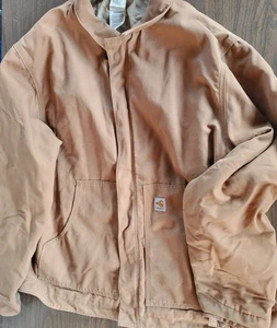 Carhartt FR Baseball Zip Up Duck Canvas Lined oILFIWork Chore Jacket Gr. 3XL - Bild 1 von 12