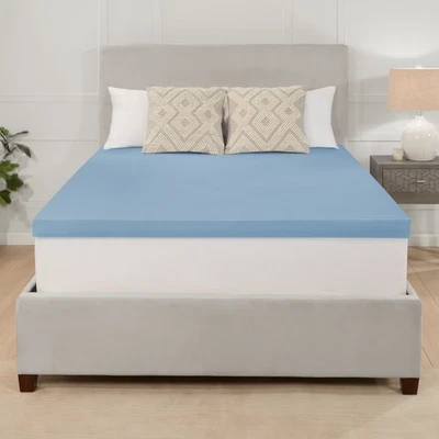 Mainstays 3 Memory Foam Mattress Topper, Queen - Image 1 of 4