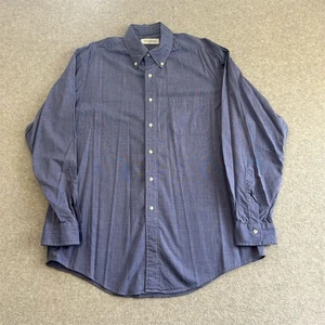 VTG Brooks Brothers Dress Shirt Men's Blue 16.5 Long Sleeve Button-Down USA Made - Picture 1 of 5