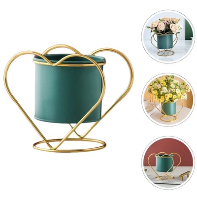  Pflanzkasten Metall Übertopf Eisenblumenpot Dekorative Blumentöpfe - Bild 1 von 4