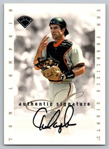 Tom Lampkin Giants 1996 Leaf Signature Series Autograph - Bild 1 von 2