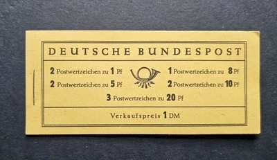 Germany Stamps 1958-60 (MH-MiNr. 4), Complete Booklet - Image 1 of 3