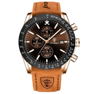 Luxury Brand POEDAGAR Military Style Waterproof Sport Quartz - Picture 1 of 21