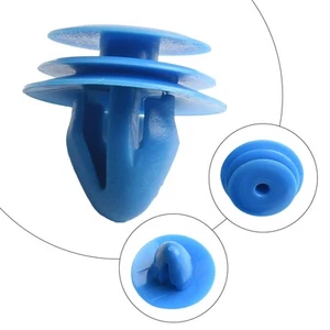 Blue Plastic Door Trim Clips for Hyundai For Kia Pack of 20 OEM Quality - Picture 1 of 17