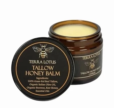 Terra Lotus Organic Sebo Miel Bálsamo Hidratante Cítrico 2oz - Nuevo En Caja Foto 1 de 3