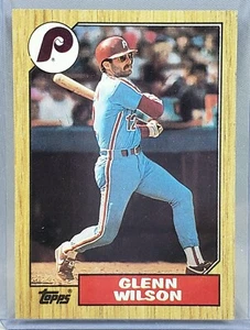 Topps GLENN WILSON Card #97 | 1987 MLB Baseball Philadelphia Phillies - Picture 1 of 2