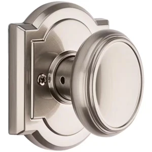 Baldwin Carnaby Half-Dummy Knob in Satin Nickel - Picture 1 of 12