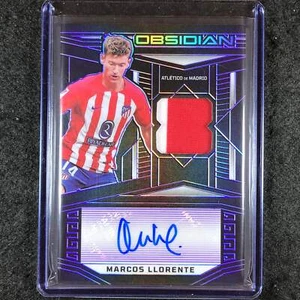 2023-24 Obsidian Soccer MARCOS LLORENTE Jersey Autograph Purple Electric 21/49 - Picture 1 of 1