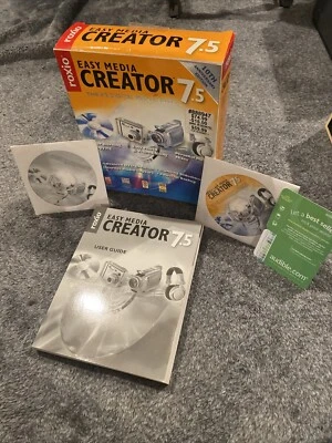 Roxio Easy Media Creator 7.5 10th Edition w/ CD, Manual, Box. Key Included - Image 1 of 4