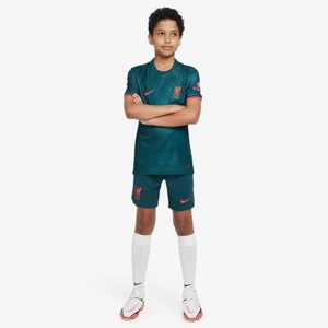 NIKE 2022-2023 Liverpool Third Shorts (Teal) - Kids DJ7932 $48 - Picture 1 of 5