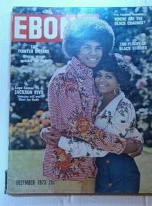 December 1973 Ebony ( JACKSON FIVE ) Love Comes To Jermaine + Hazel Gordy - Imagen 1 de 12