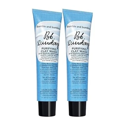 2x Bumble & Bumble Sunday Purifying Clay Wash with Kaolin + Bentonite 5 oz - Image 1 of 4