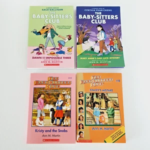 Lot x4 The Baby Sitters Club Book Bundle No 11 and 18 Graphic Novels Ann Martin - Picture 1 of 24