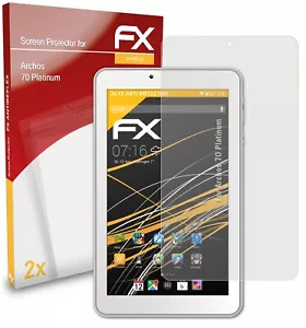 atFoliX 2x Screen Protection Film for Archos 70 Platinum matt&shockproof - Picture 1 of 9