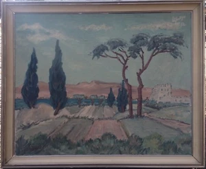 ::SIEGFRIED ELFINGER *1907 CAPRINO VERONESE 1952 ERICH MÜHSAM STIEFSOHN GEMÄLDE - Bild 1 von 5