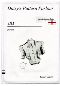 Daisy's Pattern Parlour 1940's Blouse Sewing Pattern 8-12 - Uncut - Picture 1 of 2
