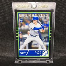 1/1! 🚨2020 Panini Classics GAVIN LUX RC Los Angeles Dodgers Rookie #4 One Of