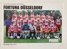 Fortuna Düsseldorf - Mannschaftsbild 1990/19911 - Puma