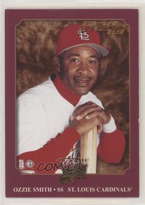2002 Donruss Studio Classic Studio /1000 Ozzie Smith #CS-15 HOF