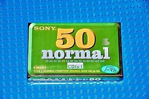 SONY CDix-I 50 VS I TYPE I BLANK CASSETTE TAPE (1) (SEALED) - Picture 1 of 3
