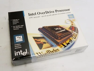 Intel OverDrive Processor DX4ODPR100, SZ959, BOXED CPU, NEVER USED, SEALED PACK! - Image 1 of 4