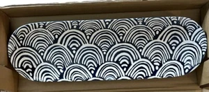 Short Stories Ceramic Tray, Navy Blue, New In The Box. - Picture 1 of 4