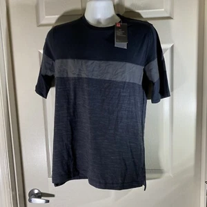 Under Armour HeatGear Neu mit Etikett Kurzarm Shirt Herren M tailliert schwarz grau BS-1 - Bild 1 von 11