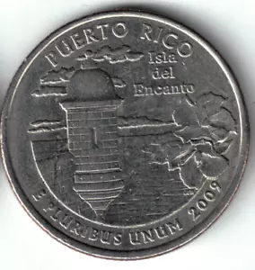 USA - 2009D - Washington ¼ $ - Puerto Rico - Low Mintage - #19925 - Picture 1 of 2