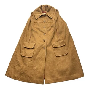 Vintage Pendleton Womens Virgin Wool Cape Poncho Coat Jacket USA One Size - Picture 1 of 13