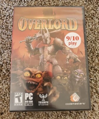 Overlord (PC, 2005) BRAND NEW FACTORY SEALED PC DVD-ROM Codemasters Triumph - Image 1 of 4