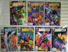Lot of 7 MARVELS MOST WANTED: THUNDERBOLTS Nos. 1, 25-28, 35, 36 VG/VF 1997-2000