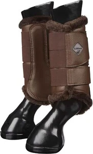LeMieux Fleece gefütterte Pferdestiefel mit genarbtem Kunstleder Rautenform Top S - Bild 1 von 3