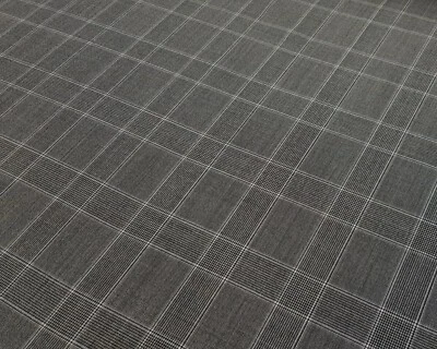 VITALE BARBERIS CANONICO гленовый клетчатый серый костюм ткань шерсть супер 120'S - Изображение 1 из 4