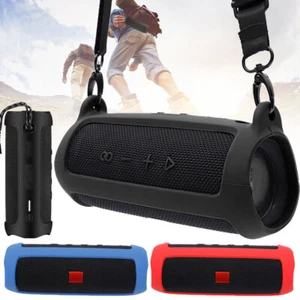 For JBL Flip 5 Wireless Bluetooth Speaker Silicone Carry Case Cover Storage Bag - Picture 1 of 11