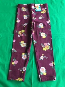 NWT Garanimals Girls Floral Print Leggings 4T - Picture 1 of 5