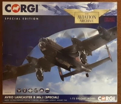 Corgi AA32618 Avro Lancaster  B Mk.I (SPECIAL) 'Getting Younger Everyday' - Image 1 of 4