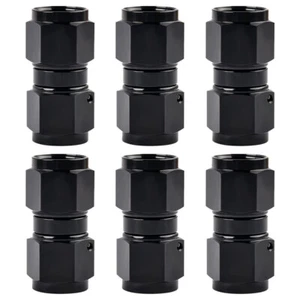 Coupler Fitting Connector 6AN 8AN 10AN Swivel Female to Female Fitting Adapter - Picture 1 of 10