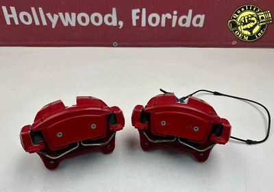 2016-2020 JAGUAR XF XE F-PACE  FRONT LEFT & RIGHT BRAKE CALIPER PAIR RED OEM 55k - Image 1 of 4