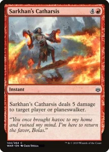 Catarsi di Sarkhan (144) Guerra della Scintilla GUERRA MTG Magia - Foto 1 di 1