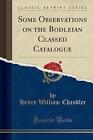 Some Observations on the Bodleian Classed Catalogu