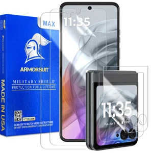 ArmorSuit 2+2 Pack Screen Protector for Motorola Razr (2024) Made in USA - Picture 1 of 9